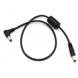 1.5M/5FT Power DC Cable with Right Angle 5.5mm*2.1mm Extension DC Plug